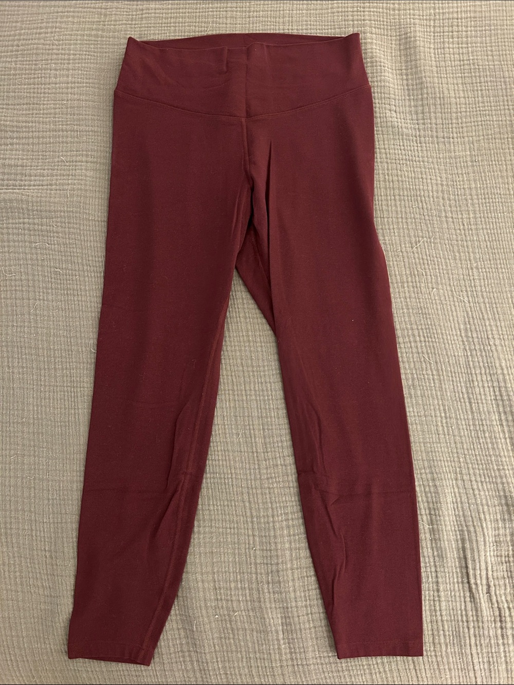 Women’s Burgundy Stretch Leggings